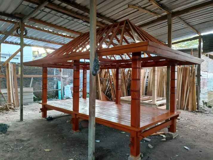 Gazebo Depan Rumah Modern
